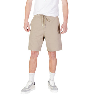 Replay Beige Cotton Bermuda Shorts