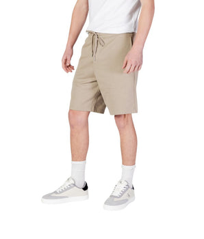 Replay Beige Cotton Bermuda Shorts