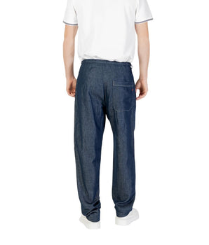Replay Blue Cotton Casual Pants