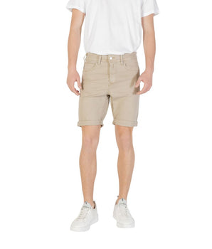 Replay Green Cotton Bermuda Shorts