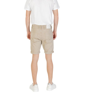 Replay Green Cotton Bermuda Shorts