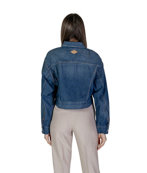 Replay Blue Cotton Denim Jacket