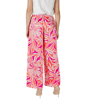 Only Multicolor Recycled Polyester Casual Pants