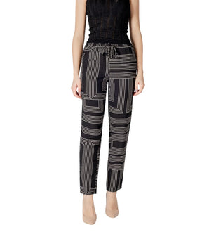 Jacqueline De Yong Black Viscose Pants