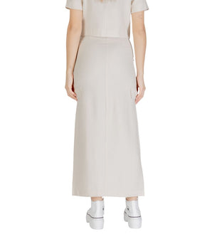 Jacqueline De Yong Bicolor Viscose Long Skirt