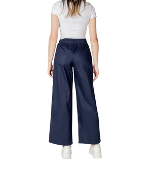 Only Blue Cotton Casual Pants