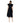 Vila Clothes Black Cotton Midi Dress