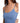 Morgan De Toi Blue Cotton Tank Tops