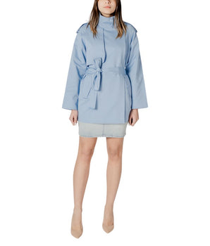 Morgan De Toi Blue Cotton Parka