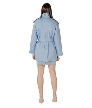 Morgan De Toi Blue Cotton Parka