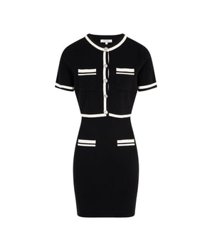Morgan De Toi Black Viscose Short Dress