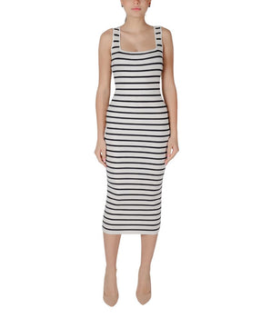 Morgan De Toi Beige Beige Viscose Dress