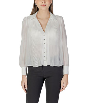 Morgan De Toi White Polyester Blouse