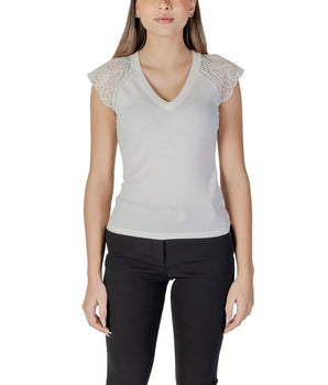 Morgan De Toi White Recycled Polyester Tank Top
