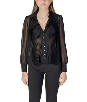 Morgan De Toi Black Polyester Blouse