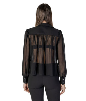 Morgan De Toi Black Polyester Blouse