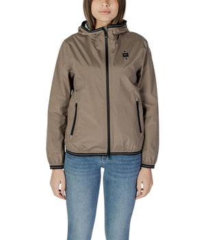 Blauer Green Polyamide Shell Jacket