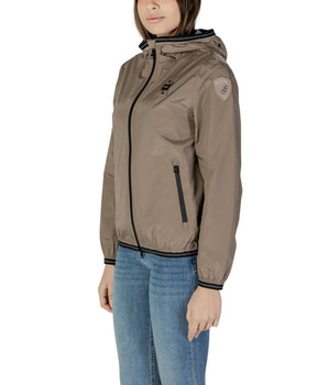 Blauer Green Polyamide Shell Jacket