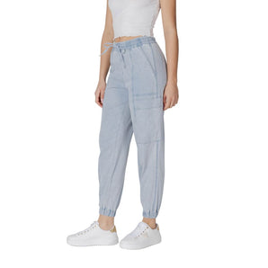Desigual Light Blue Cotton Boyfriend Jean