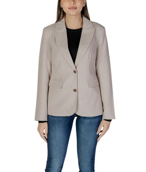 Only Beige Recycled Polyester Blazer