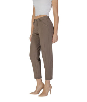 Street One Brown Polyester Pant