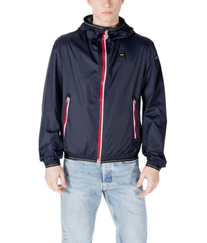 Blauer Blue Polyamide Shell Jacket