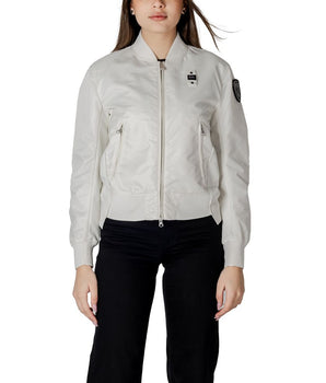 Blauer White Polyamide Bomber