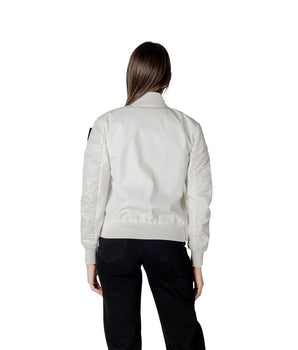 Blauer White Polyamide Bomber