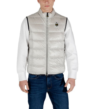 Blauer Gray Polyamide Sleveless Jacket