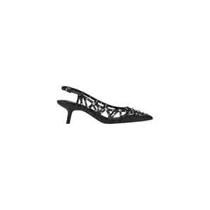 ASH Black Leather High Heel