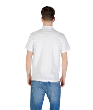 Emporio Armani Underwear White Cotton Polo Shirt