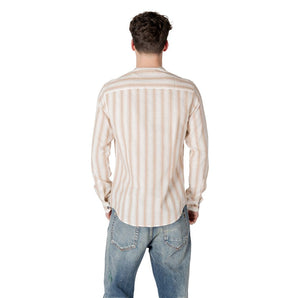 Gianni Lupo Beige Cotton Shirt