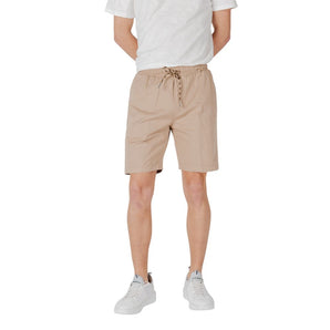Gianni Lupo Beige Cotton Bermuda