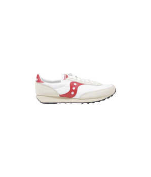 Saucony White Leather Athletic Sneakers