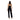 ICHI Black Cotton Relaxed Fit Jean