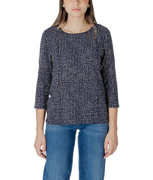 Street One Blue Viscose Long Sleeve T-Shirt