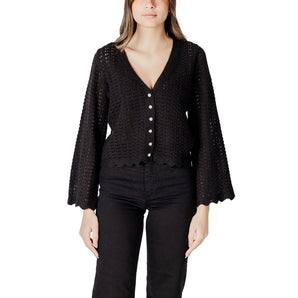 Only Black Cotton Cardigan