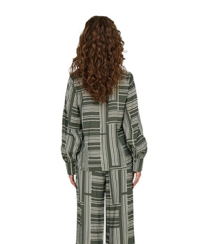 Jacqueline De Yong Green Viscose Blouse