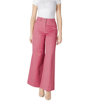 ICHI Pink Cotton Pant