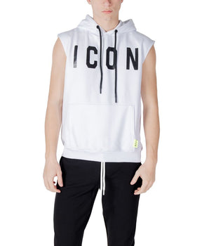 Icon White Cotton Hoodie