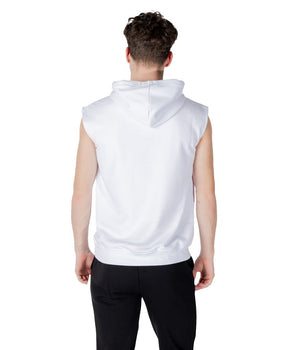Icon White Cotton Hoodie
