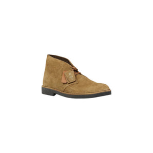 Clarks Beige Suede Leather Oxfords And Derby