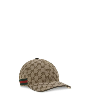 Gucci Beige Cotton Cap (Baseball Hat)