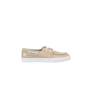 Timberland Beige Lyocell Low Top Sneakers