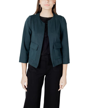 Street One Green Modal Jackets & Coat