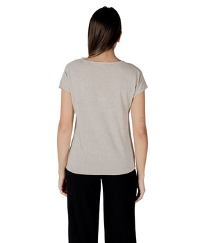 Street One Beige Polyester T-Shirt