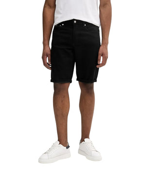 Calvin Klein Jeans Black Cotton Bermuda Shorts