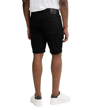 Calvin Klein Jeans Black Cotton Bermuda Shorts