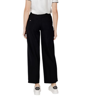 Street One Black Viscose Casual Pants