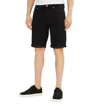 Calvin Klein Jeans Black Cotton Bermuda Shorts